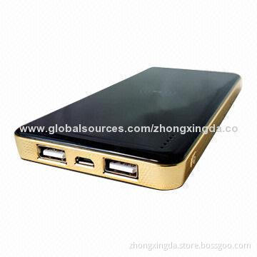 10,000mA Capacity Wireless Charger, 310g Weight, 4.8-5.2V, 1,500mA Input